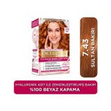 L'Oréal Paris 7.43 Sultan Bakırı Krem Saç Boyası Amonyaklı Uzun Süre Kalıcı Canlı Renkler