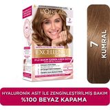 L'Oréal Paris 7 Kumral Excellence Creme Saç Boyası Amonyaklı Krem Formda Canlı Renkler Sunar
