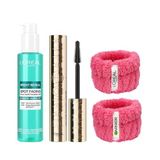 L’Oréal Paris Bright Reveal Cilt Kusuru İzi Karşıtı Serum İçerikli Temizleme Jeli 150ml & Panorama Hacim Veren Maskara Siyah + Hediye Havlu Bileklik 2'li Set