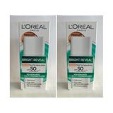 L'oréal Paris Bright Reveal Spf 50+ Koyu Leke Karşıtı Renkli Fluid Günlük Yüz Güneş Kremi 50 ml - Medium (2 Paketi) - Option-1