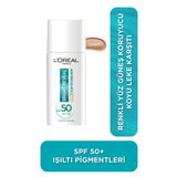 L'Oréal Paris Bright Reveal SPF50+ Koyu Leke Karşıtı Renkli Fluid Günlük 50 ml Light Yüz Güneş Kremi