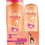 LOréal Paris Elseve Dream Long Onarıcı Bakım Şampuanı 450 Ml + Kolay Tarama Bakım Kremi 175 Ml