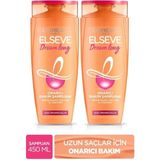 L'Oréal Paris Elseve L'oreal Paris Dream Long Onarıcı Bakım Şampuanı 450 ml X2 - 1