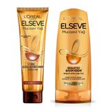 L'Oréal Paris Elseve Mucizevi Yağ Saç Güzelleştirici Krem 150 ml - Kuru ve Sert Saçlar & 6 Mucizevi Yağ Besleyici Saç Bakım Kremi 175ml Hediyeli