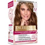 L'Oréal Paris Excellence Creme 6.3 Açık Karamel Krem Saç Boyası 192 ml Koruyucu Etki ile