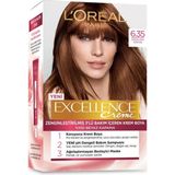 L'Oréal Paris Excellence Creme 6.35 Çikolata Kahve Saç Boyası Uzun Süre Kalıcı Parlak Renkler