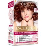 L'Oréal Paris Excellence Creme 6.54 Açık Kızıl Kahve Saç Boyası 192 ml 4 Adet