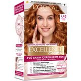 L'Oréal Paris Excellence Creme 7.43 Sultan Bakırı 4x192 ml Saç Boyası