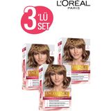 L'Oréal Paris Excellence Creme 7 Kumral 3'lü Saç Boyası