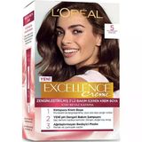 L'Oréal Paris Excellence Creme Krem Saç Boyası 5 Kahve Uzun Süre Kalıcı Canlı Renkler