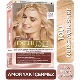 L’Oréal Paris Excellence Creme Nude Renkler 10U Nude Açık Sarı Saç Boyası