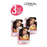 L'Oréal Paris Excellence Creme Saç Boyası 3 Koyu Kestane 3'lü Set
