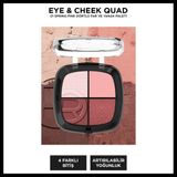 L'oréal Paris Eye & Cheek Quad - 01 Spring Pinks Dörtlü Far Ve Yanak Paleti