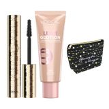 L’Oréal Paris Glotion All-In-One Doğal Işıltı 902 - Light Glow & Panorama Hacim Veren Maskara Siyah & Hediye Çanta