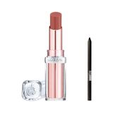 L'Oréal Paris Glow Paradise Balm-in-lipstick - Işıltı Veren Nude Tonlu Ruj 191 Nude Heaven & Maybelline Tattoo Mini Jel Göz Kalemi Hediyeli