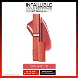 L'Oréal Paris Infaillible Laque Resistance 601 Worth It Likit Parlak Ruj