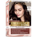 L'Oréal Paris L Oréal Paris Excellence Creme Nude Renkler Saç Boyası - 3u Nude Koyu Kahve