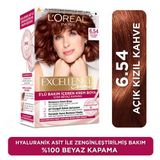 L'Oréal Paris L’Oréal Paris Excellence Creme Saç Boyası 6.54 Açık Kızıl Kahve