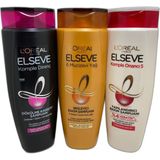 L'Oréal Paris Loreal Paris Elseve Komple Direnç Şampuan + Elseve 6 Mucizevi Yağ Bakım Şampuanı + Elseve Komple 5 Yapılandırıcı Bakım Şampuanı