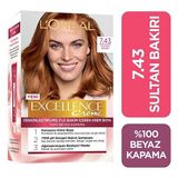L'Oréal Paris L'oreal Paris Excellence Krem Saç Boyası 7.43 Sultan Bakırı Canlı Renkler ve Koruyucu Etki