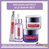 L'Oréal Paris Loreal Paris L'oréal Paris Revitalift Filler Dolgunlaştırıcı 4'lü Bakım Seti + Yüz Masaj Aleti Roller Hediye