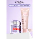 L'Oréal Paris L'oreal Paris Revitalift Filler Pressed Jar Nemlendirici Krem + Glotion Doğal Işıltı 901 Fair Glow 40 ml