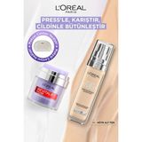 L'Oréal Paris L'oreal Paris Revitalift Filler Pressed Jar Nemlendirici Krem + True Match Bakım Yapan Fondöten 2n Nötr Alt Ton