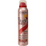 L'Oréal Paris Loreal Paris Studio Line Silk & Gloss Ekstra Güçlü Tutuş ve Parlaklık Veren Saç Spreyi No.4, 250ML - 0/01 Füme Gri