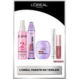 L'Oréal Paris Makyaj ve Cilt Bakım Rutini: Saç Spreyi, Nemlendirici, Dudak Parlatıcı ve Maskara