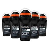 L'Oréal Paris Men 50 ml Expert Carbon Protect Anti Perspirant 5'li Roll On Deodorant Seti