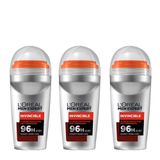 L'Oréal Paris Men 50 ml Expert Invinvible Anti Perspirant 3'lü Roll On