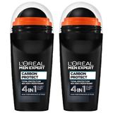 L'Oréal Paris Men Expert Carbon Protect Anti Perspirant 50 ml 2'li Roll On Seti