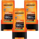 L'Oréal Paris Men Expert Hydra Energetic Taurin Içeren Duş Jeli 3'lü Set