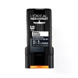 L'oréal Paris Men Expert Total Clean 5'İ 1 Arada Kömürlü Duş Jeli 300 Ml (7'Li Paket)