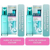 L’Oréal Paris Nem Terapisi Aloe Vera Suyu Kuru ve Hassas Ciltler Krem 70 ml (2 paketi)