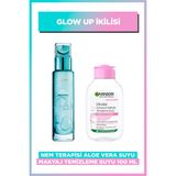 L'Oréal Paris Nem Terapisi Aloe Vera Suyu Kuru ve Hassas + Garnier 100 ml Makyaj Temizleme Suyu