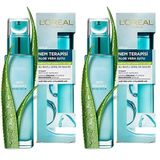 L'ORÉAL PARIS Nem Terapisi Aloe Vera Suyu, Nemlendirici ve Ferahlık Etkili Krem, Normalden Karmaya Ciltler 70 ml (2 paketi)
