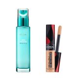 L'Oréal Paris Nem Terapisi Aloe Vera Suyu Normalden Karmaya Ciltler Krem & Infaillible Tüm Yüze Uygulanabilir Kapatıcı 327 Cashmere Set