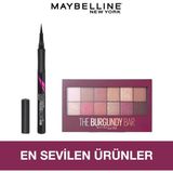 L'Oréal Paris New York The Burgundy Bar Far Paleti + Hyper Precise All Day Eyeliner, 701 Matte Onyx, Mat Siyah