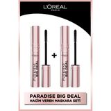 L'oréal Paris Paradise Big Deal Siyah Maskara 2'li Set Hacim Verici Büyük Boy Özelliğiyle