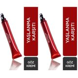 L'ORÉAL PARIS Revitalift Lazer X3 Yaşlanma Karşıtı Göz Bakım Kremi 15 ml (2 paketi)