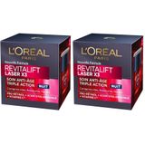 L’Oréal Paris Revitalift Lazer Yoğun Yaşlanma Karşıtı Gece Bakım Kremi (50 ml) (2 paketi)