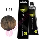 L'Oréal Professionnel İnoa Amonyaksız Saç Boyası No: 8.11 60 ml Canlı Renkler ve Koruyucu Etki