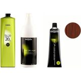 L'Oréal Professionnel L’oréal Professionnel Loreal Inoa Krem Oksidan 20 Vol. %6 1000 Ml+Post Boyalı Saç Şampuanı 1500 Ml+No:6,34 Saç Boyası EVAA59