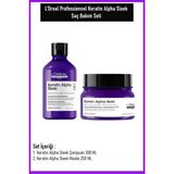 L'Oréal Professionnel Loreal Professionnel Keratin Alpha Sleek Saç Bakım Seti 300 ml