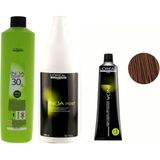 L'Oréal Professionnel Loreal Professionnel Loreal Inoa Krem Oksidan 30 Vol. %9 1000 Ml+Post Boyalı Saç Şampuanı 1500 Ml+No:7 Saç Boyası