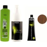 L'Oréal Professionnel Loreal Professionnel Loreal Inoa Krem Oksidan 30 Vol. %9 1000 Ml+Post Boyalı Saç Şampuanı 1500 Ml+No:8,1 Saç Boyası