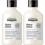 L'Oréal Professionnel Loreal Professionnel Paris Serie Expert Metal Detox Renkli ve Açıcı ile Işlem Görmüş Saçlar Için Metal Karşıtı Arındırıcı Şampuan 300 ml 2 Adet
