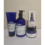 L'Oréal Professionnel Loreal Professionnel Serıe Expert Keratin Alpha Sleek Şampuan 500 Ml+Smooth Transformer 200ML+MASKE 250ML+SERUM 50ML Set - 000