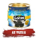 Loras 261-290 Kalibre Teneke 1400 gr Mega Gemlik Siyah Zeytin